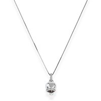 Collana Amen Donna Campanella in Argento Zirconia CLPMBHBB - CLPMBHBB